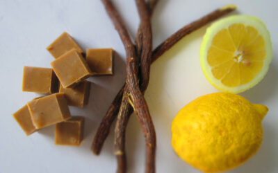 Forårsfin fudge med lakrids og citron