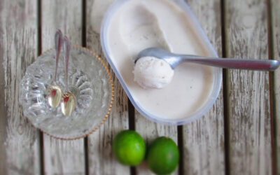 Cremet kokossorbet med lime der giver et sommerligt twist