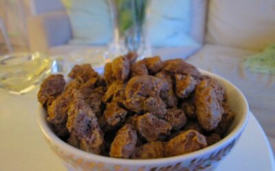 Lakridsmandler med hvid chokolade